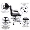 Flash Furniture Black LeatherSoft Drafting Chair with Foot Ring GO-2286B-BK-GG